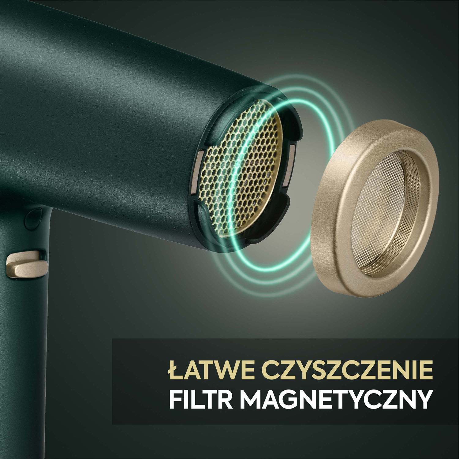 ŁATWE CZYSZCZENIE FILTR MAGNETYCZNY